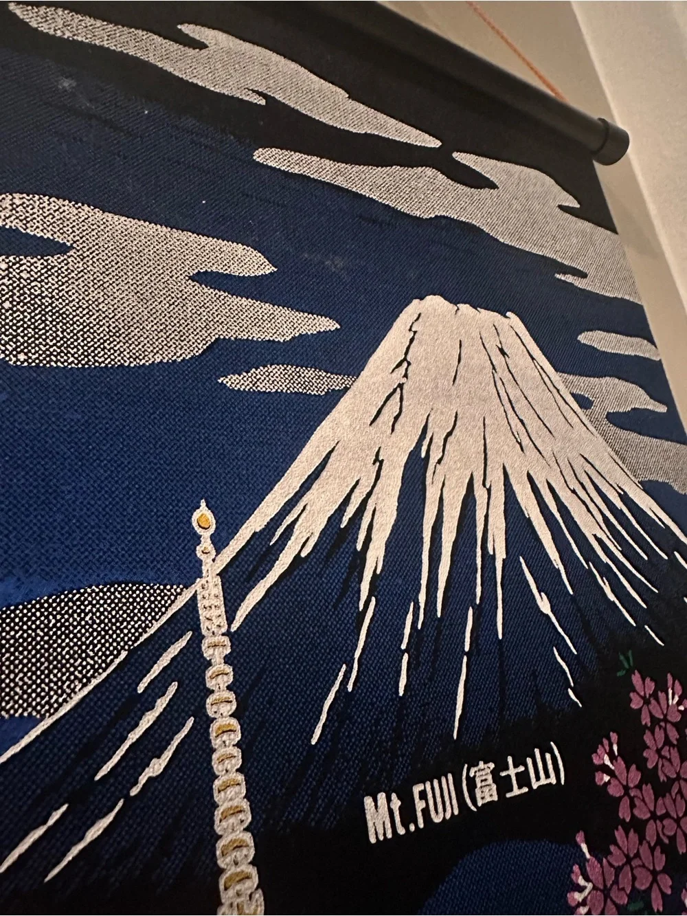 Japan Wall Hanging Tapestry Scroll- Multicolor Purchased in Japan